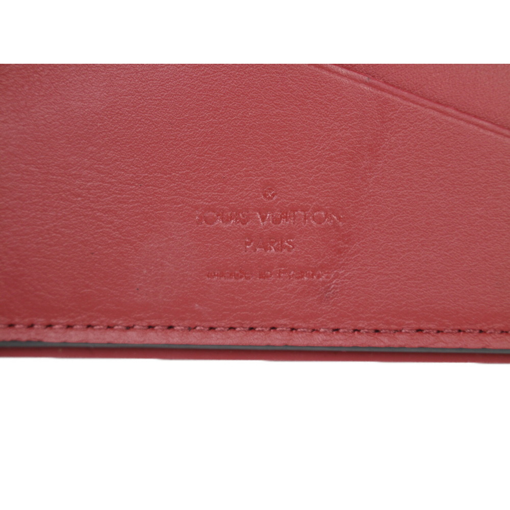 Louis Vuitton Organizer de Poche Card Case Damier Graphite Black Red - Picture 8 of 10